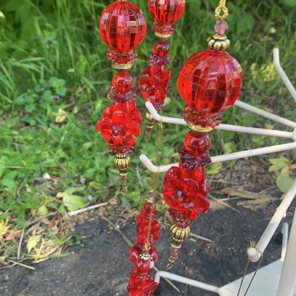 Vintage Red Classic Ornaments Raz Holiday - Picture 6 of 14